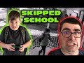 Kid Temper Tantrum Skips School For Fortnite Season 8 - Caught On Security Camera