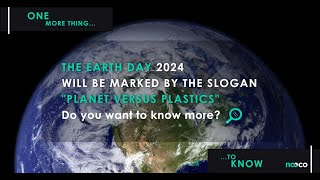 EARTH DAY 2024 | PLANET VERSUS PLASTICS | NAECO