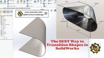 The BEST Way to Transition Shapes in #SolidWorks | SolidWorks Beginner