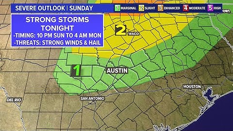 LIVE RADAR: Storms roll into Central Texas Sunday night | KVUE