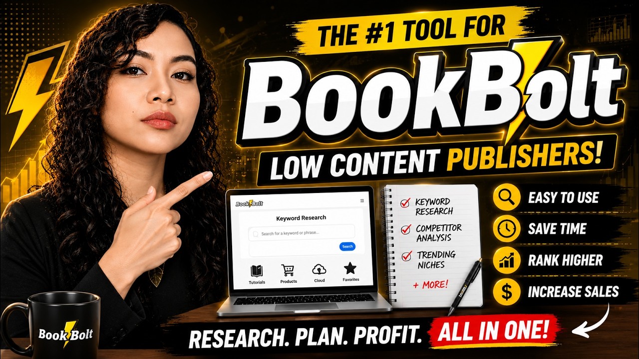 Passive Income Using Bookbolt and Amazon KDP | Step by Step Tutorial ...