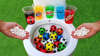 Football VS Coca Cola Zero, Fanta, Mtn Dew, Powerade, Fruko and Mentos in the toilet screenshot 3