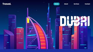 CSS Parallax Scrolling Website   How to Make Animated Website using HTML CSS and Javascript