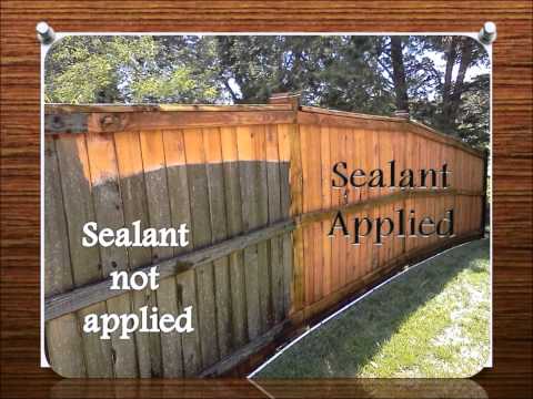 Fence and Deck Sealant - YouTube