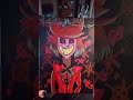 Alastor the Radio Demon (fan art painting) #music #hazbinhotel