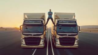 Volvo Trucks   The Epic Split feat  Van Damme Live Test  ван дам на фуре