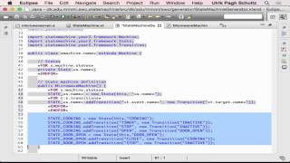 Quick example of a state machine DSL using xtext