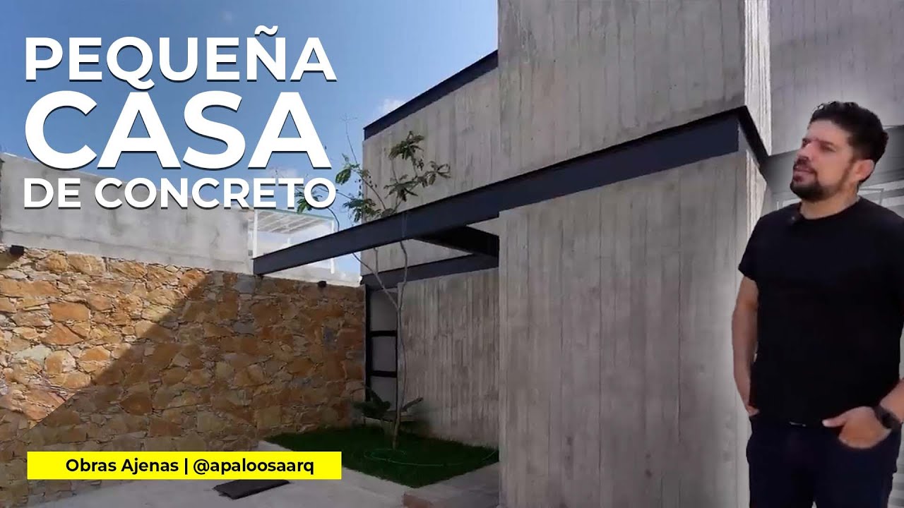 PEQUEÑA CASA de CONCRETO te SORPRENDERÁ!  | @Apaloosa Arquitectos Estudio de Arquitectura​