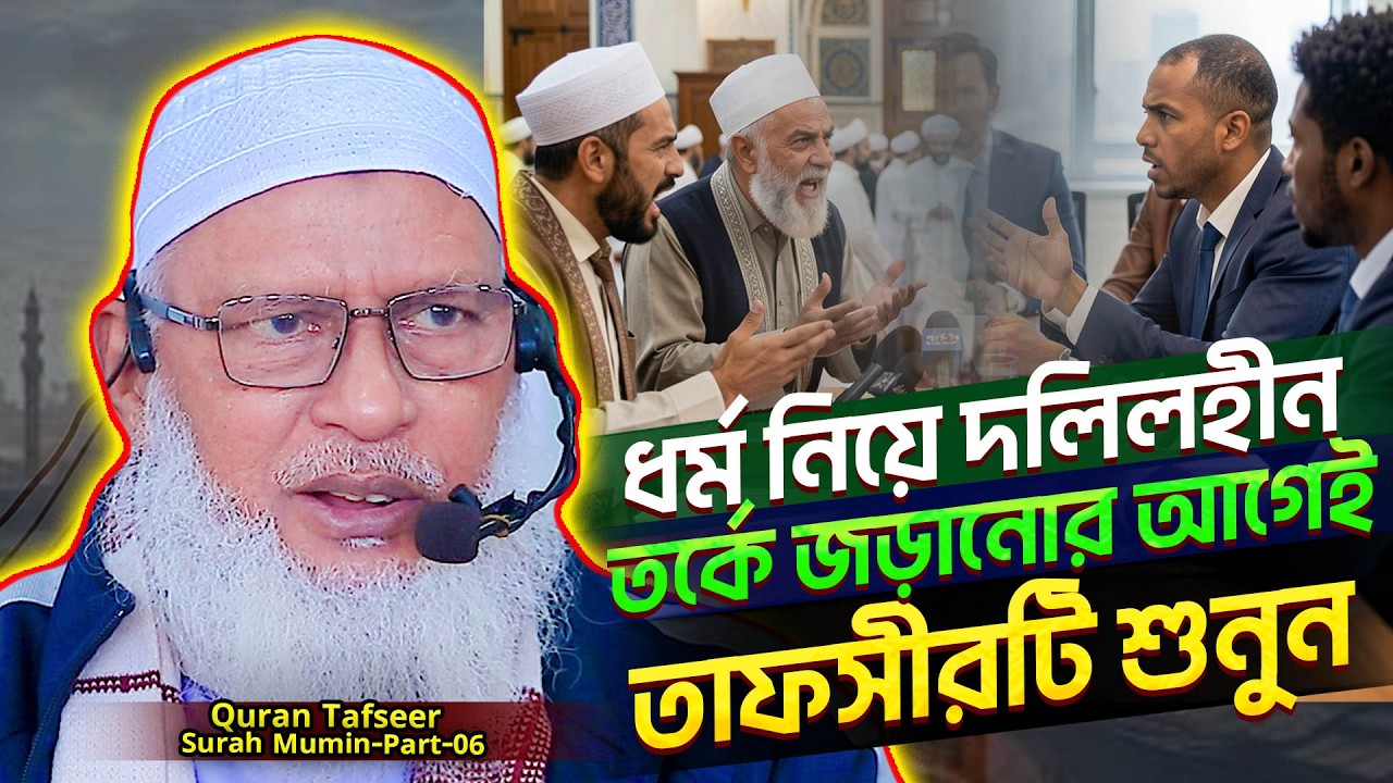 অনেক বুদ্ধিমান মানুষ কিন্তু পথভ্রষ্ট হয় কেন জানেন⁉️সূরা আল্‌ মু'মিন বাংলা তাফসীর (Part-06)