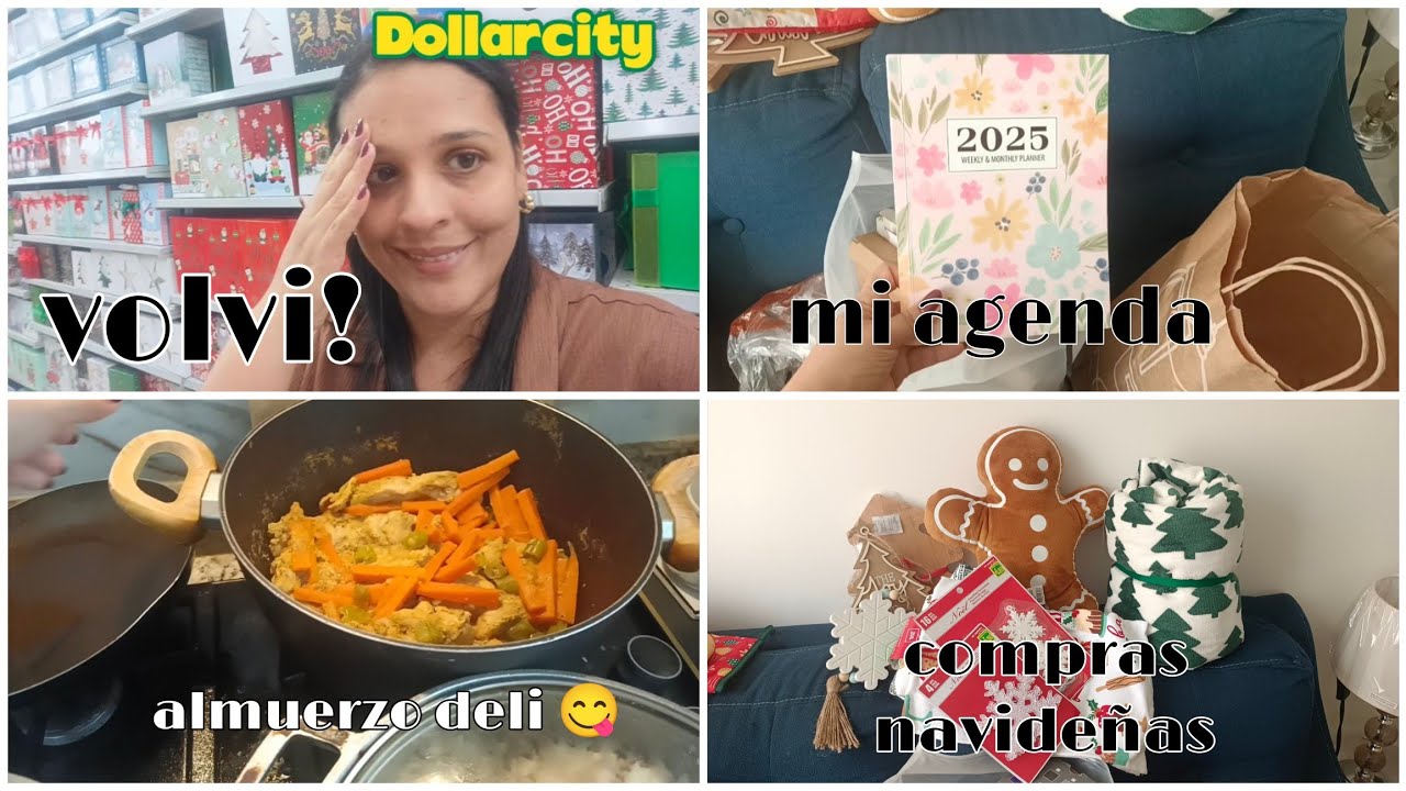 Mis compras para esta navidad 2024|| Almuerzo deli 😋 ya compré mi agenda del 2025 👌🏻💯