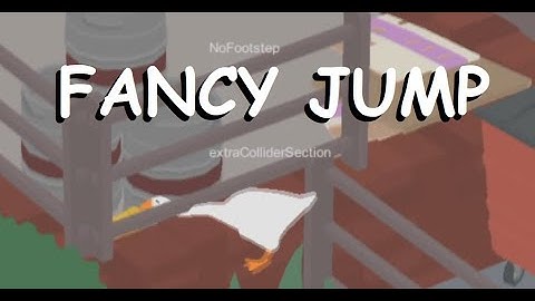 First Try Pub Re-Entry, AKA "Fancy Jump" Tutorial w/ Controller [Untitled Goose Game Any% Speedrun]