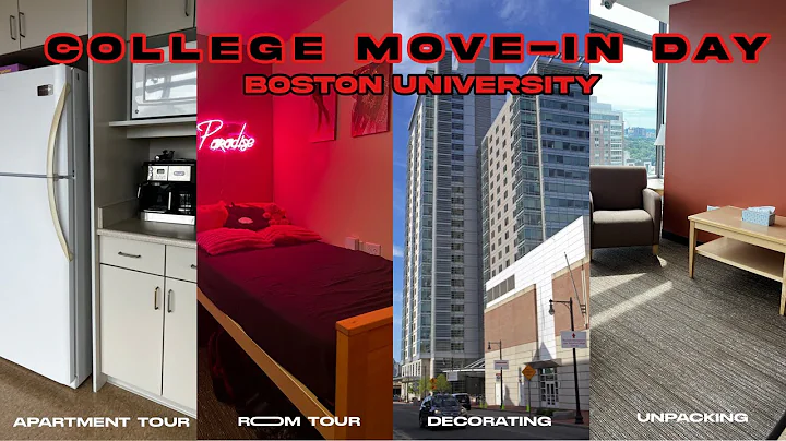 COLLEGE MOVE-IN DAY 📦 *boston university* + room and apartment tour