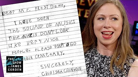 5-Year-Old Chelsea Clinton Wrote to President Reagan