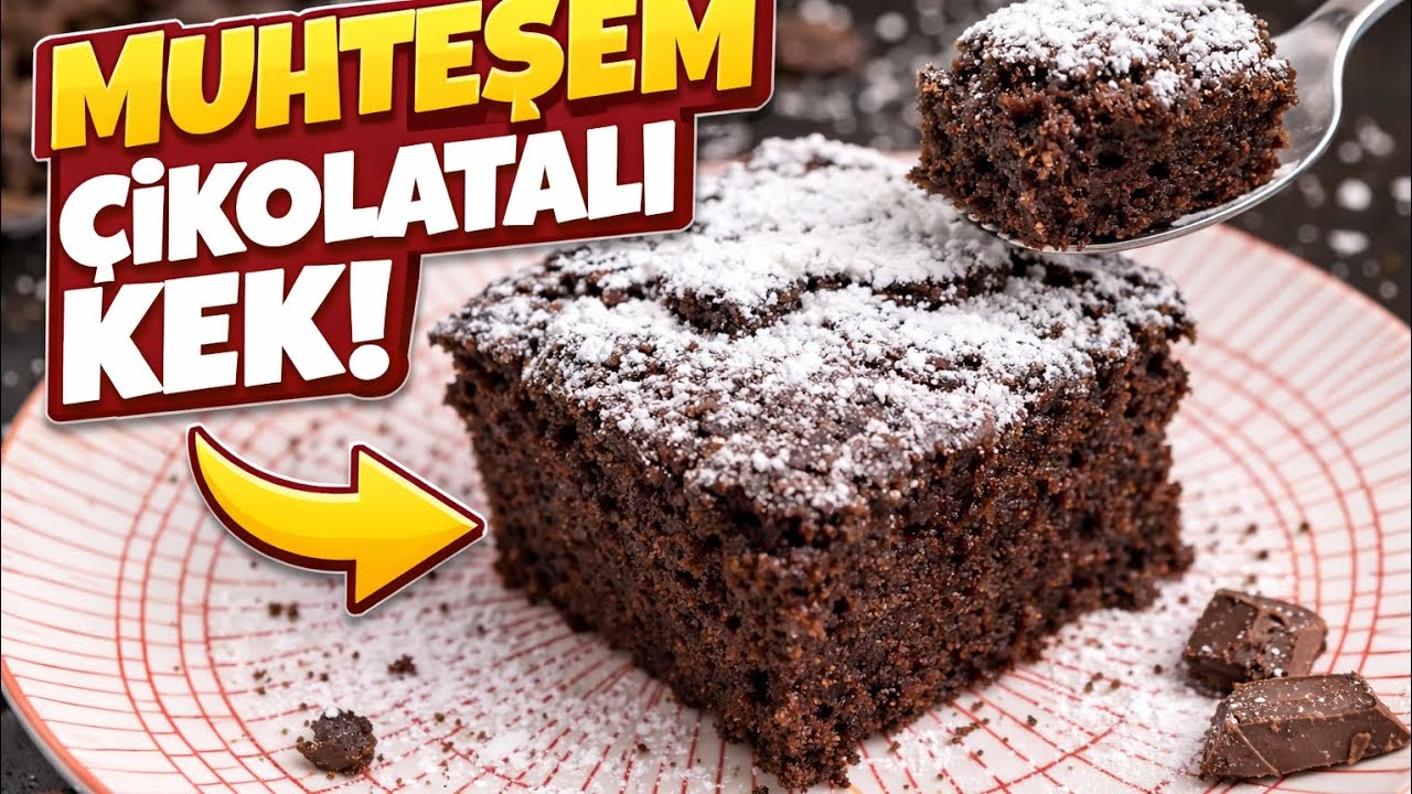 “Bu Çikolatalı Keki Bir Kez Yapan Hep Böyle Yapıyor! 🤯🍫”