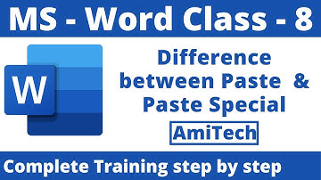 How To Use Paste Special In Microsoft Word | What is Paste Special in Word in Bangla