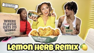 TRYING THE LATTO MEAL FROM WINGSTOP Lemon Herb Remix Ck Family