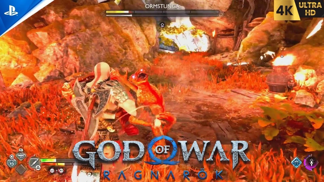 God of war Ragnarok | Kratos Killing Ormstunga | Gameplay (Ps5)