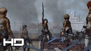 ATTACK ON TITAN (PS4) Epic Mikasa Speech - Walkthrough Gameplay Cutscene screenshot 4