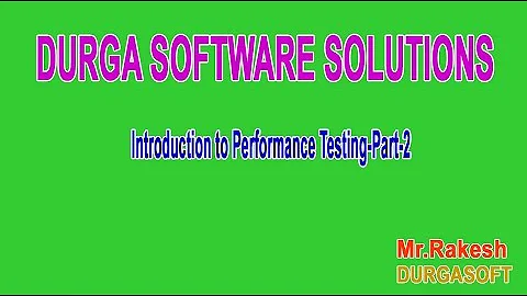 Introduction to Performance Testing Part 2