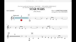Star Wars - Clarinet Play Along