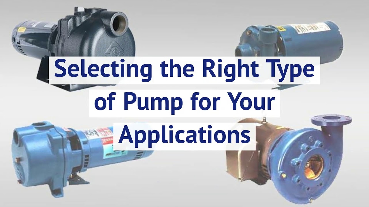 pump selection case study