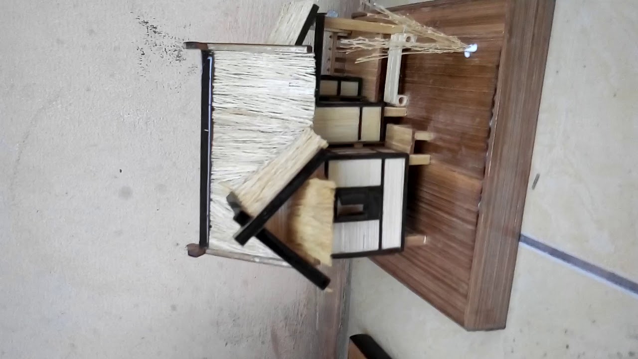  Kerajinan  miniatur dari  bambu  YouTube