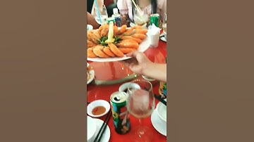 Tôm rang muối hương cảng , món ngon tiệc cưới #shorts