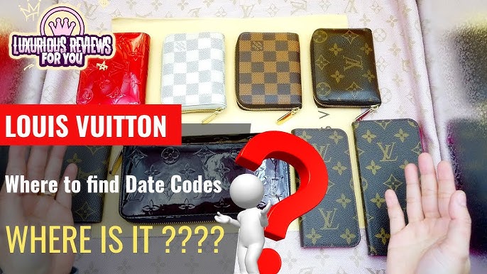 vuitton sarah wallet date