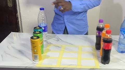 Husband and wife Bottle flip Tic Tac Toe Game #funtime #fungame #bottleflip #tictactoe #games