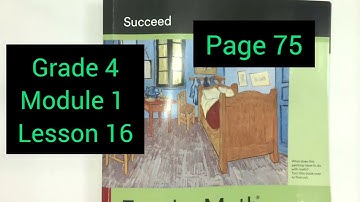 Grade 4 Module 1 Lesson 16 Succeed 