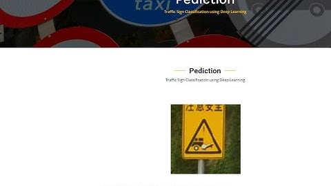 Traffic Sign Classification using Deep Learning | Python Machine Learning Final Year IEEE Project