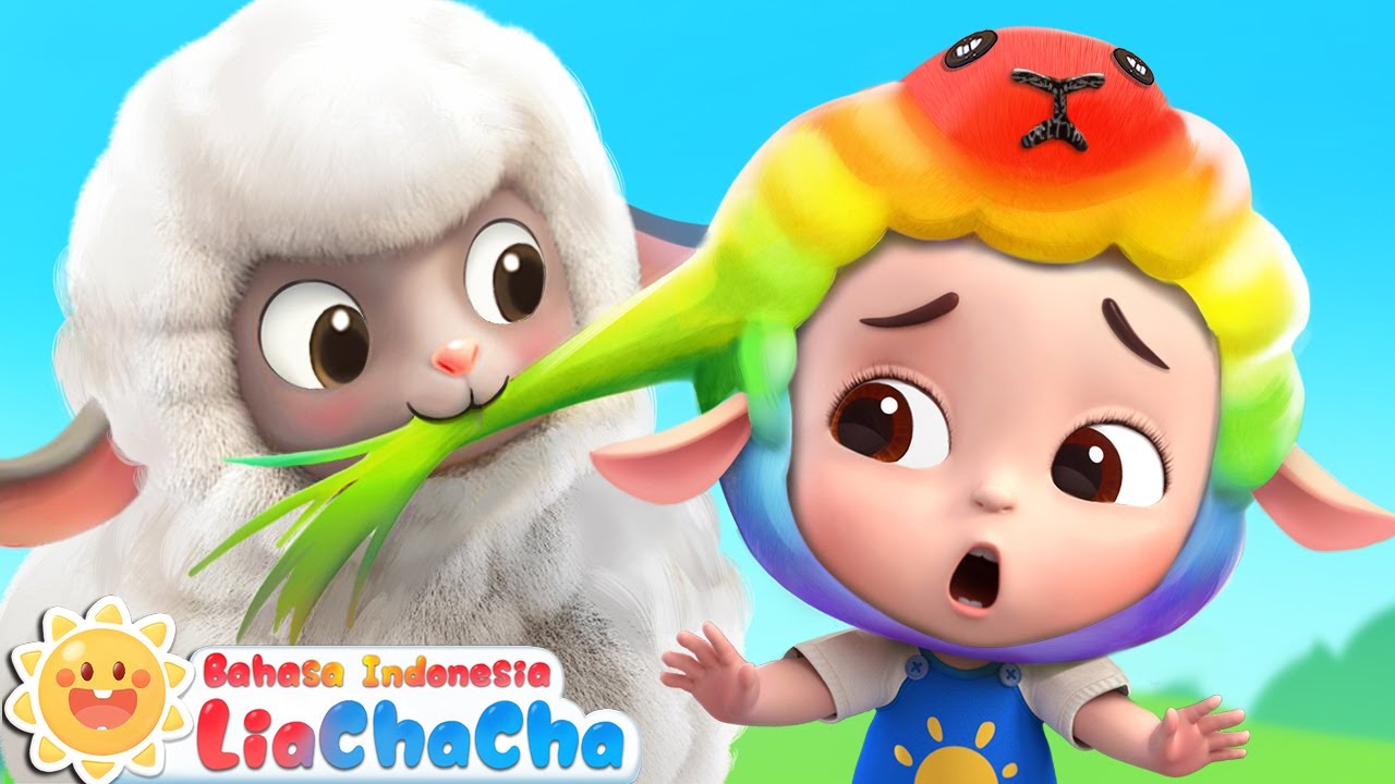 Domba Warna-Warni 🐑 | Lagu Domba | Lagu Hewan | Lagu Lucu | Lagu Anak | LiaChaCha Bahasa Indonesia