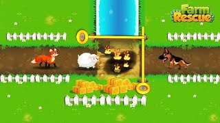 Farm Rescue Pull the pin game All levels 40 Gameplay screenshot 3