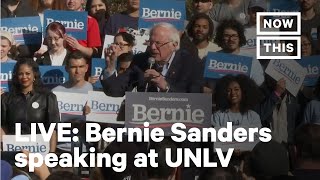Bernie Sanders Campaigns at the University of Nevada, Las Vegas | LIVE | NowThis