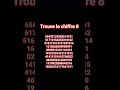 trouve le chiffre #viralshort #foryou #fypシ #viralvideos #viralshort