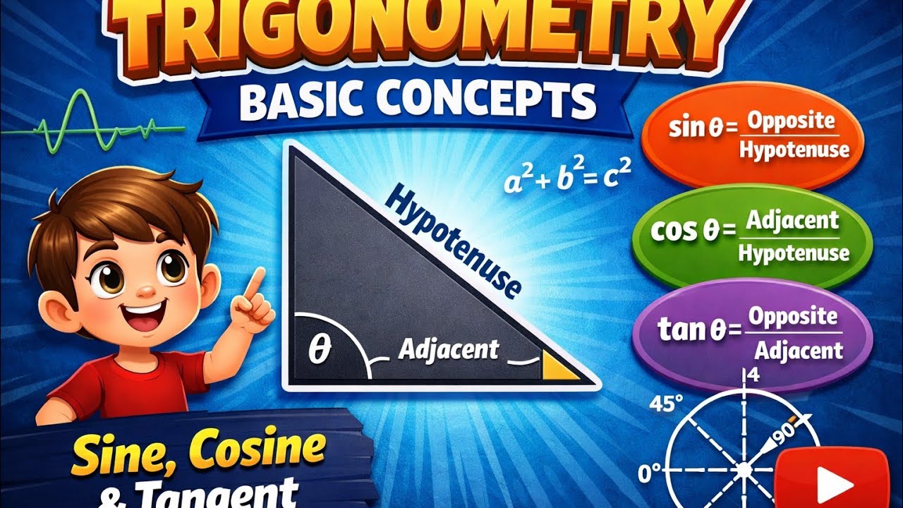 Trigonometry basic concepts| त्रिकोणमिति | Class 10 Math Chapter 8 ...