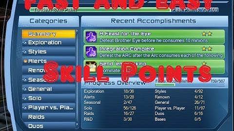 DCUO: Super Fast and Easy skill points!!!