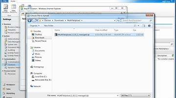 CRM Multi File Upload Setup
