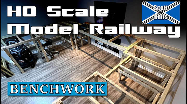 Building A U-Shaped Model Railroad Bench For My First HO Scale Railway In Canada