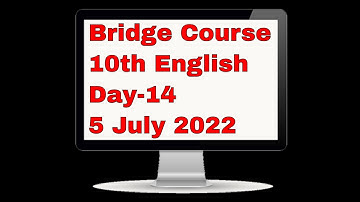 10th English Bridge Course Day-14