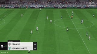 ΠΑΟΚ V Παναθηναϊκός | Greek Super League EAFC 24 Match Gameplay Prediction