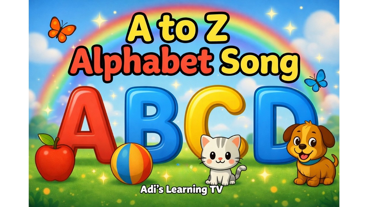 ABCD Learning for Kids | A to Z Alphabet Song | ABC Phonics Song | Kids ...