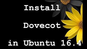 Dovecot setup in ubuntu 16.4