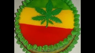 como hacer  una torta  reggae bob marley