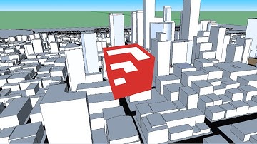 SketchUp: CITY v5 Speed-Build • Part 4 - Extruding