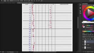 Exposure Sheet-Filling X-sheet
