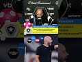 TREINADOR DO BOTAFOGO ASSUME RESPONSABILIDADE