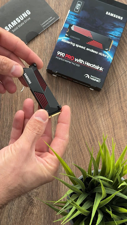 PERFECT SSD DOESN’T EXI… SAMSUNG 990 PRO W/ HEATSINK 4TB #asmr 🔊