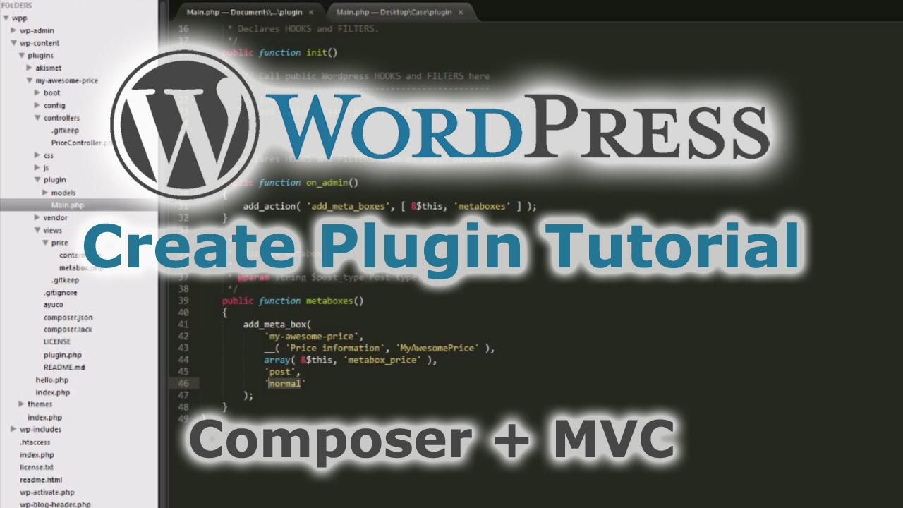 How to create a Wordpress Plugin using a template with composer and mvc ...