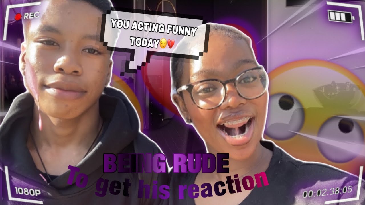 Being rude to @TheyEnvy_lwazi prank, (he is so sassy😭)